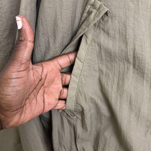 Men’s Nylon Bomber Jacket Knit Collar “Members Only” XL Athleisure Preppy Golf - Picture 5 of 13